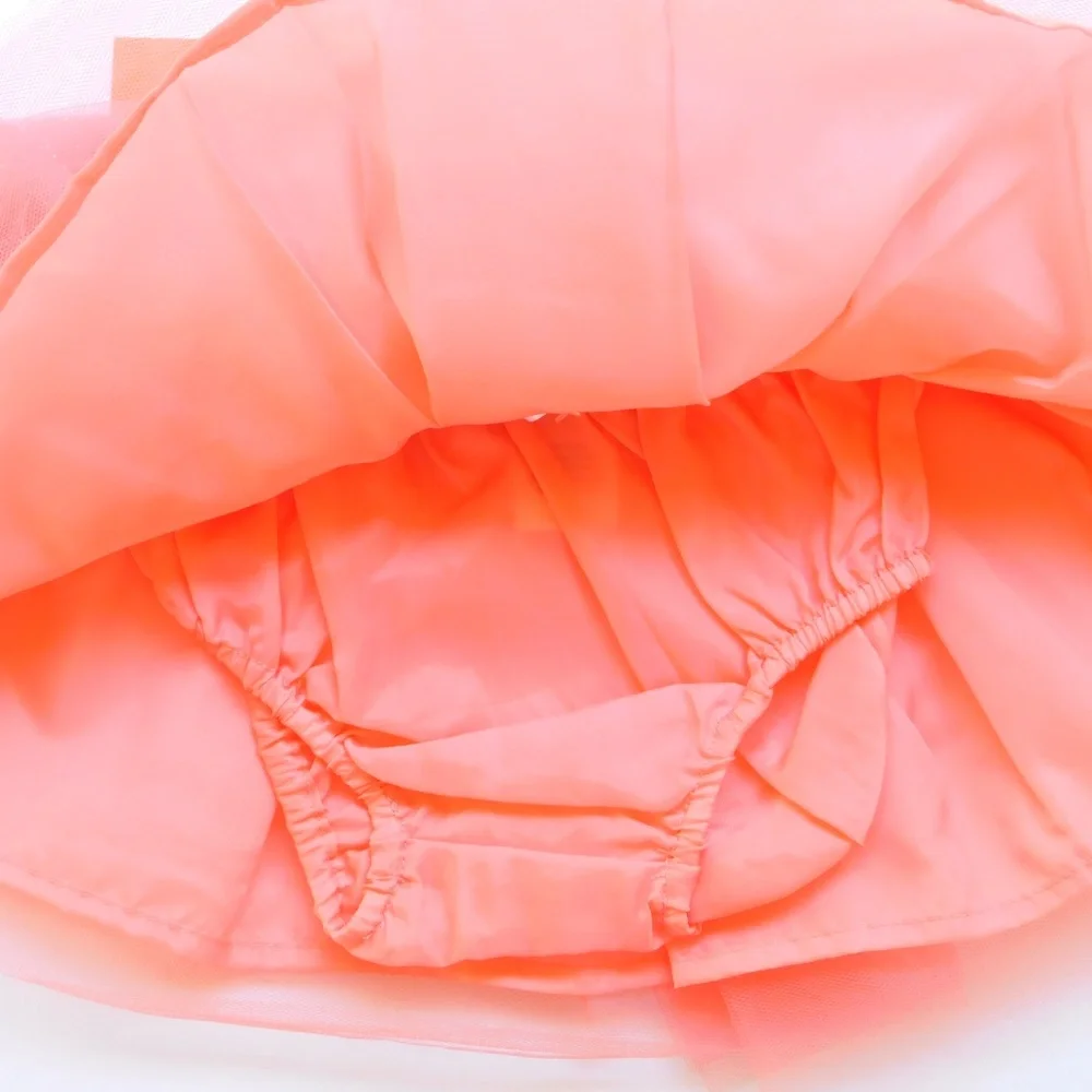 Gymboree Baby Girl Mesh Tulle Tutu Skirt Set 6-9 Mo Pink‎ Coral Lot of Two